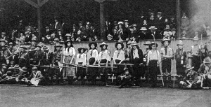 Girl Prints: Girl scouts at the Crystal Palace, 1909