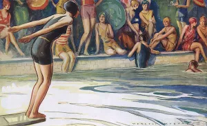 Swimmer Prints: The Girl Who Really Went to Swim