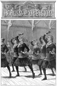 Gymnastics Prints: Girls doing Gymnastics, 1884