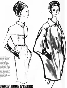 1964 Prints: Givenchy fashion, 1964