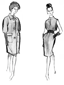 Givenchy Prints: Givenchy outfit, 1960