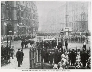 William Prints: GLADSTONE'S FUNERAL 1898