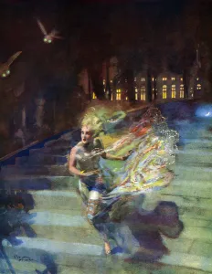 Steps Prints: The Glass Slipper by Gordon Nicoll