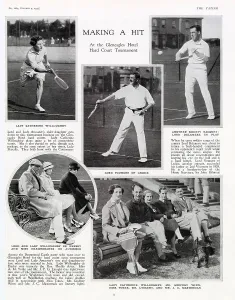 Tournament Prints: The Gleneagles Hotel Hard Court Tennis Tournament