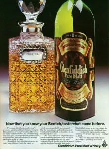 Alcohol Prints: Glenfiddich advertisement, 1974