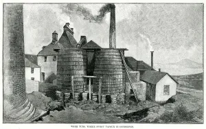 Spirit Prints: Glenlivet Scotch Whisky distillery 1890