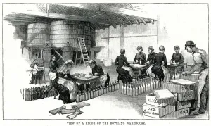 Floor Prints: Glenlivet Scotch Whisky distillery 1890