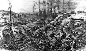 Regiment Prints: The Glorious Stand of the Royal West Kents in Trones Wood