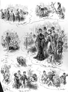 1880 Prints: The Goat Show, Alexandra Palace, 1880