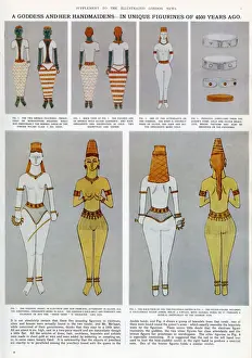 News Prints: A goddess and her handmaidens - in unique figurines of 4500 years ago