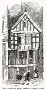 Exterior Prints: God's Providence House, Chester, 1862