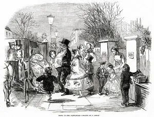 Enormous Prints: Going to the Pantomime 1853