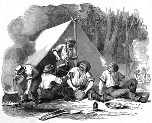 2004 Prints: Gold diggers at rest