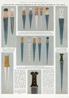 Report Prints: Gold, Silver, Lapis and Obsidian in the Splendid Swords of the Kings - The Royal Treasure