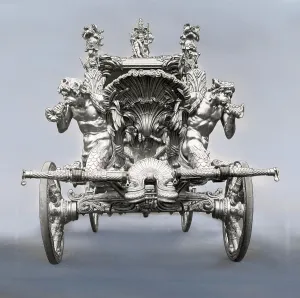 Drawn Prints: Gold State Coach, Coronation 1953