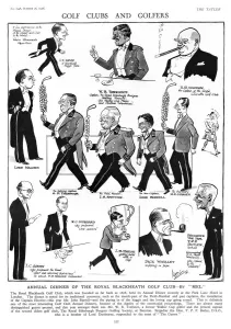 Golfing Prints: Golf Clubs and Golfers - Royal Blackheath dinner