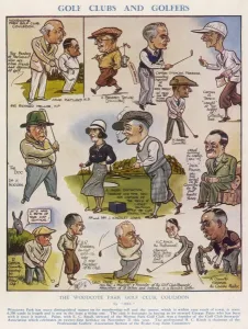 Golfers Prints: Golf Clubs & Golfers - Woodcote Park Golf Club, Coulsdon