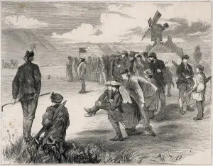 Blackheath Prints: Golf Match at Wimbledon