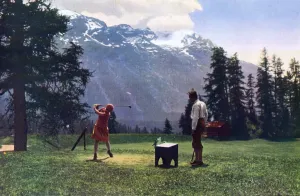Course Prints: Golf in the Swiss Alps