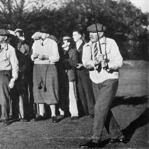Golf Prints: Golfer James Braid at Totteridge