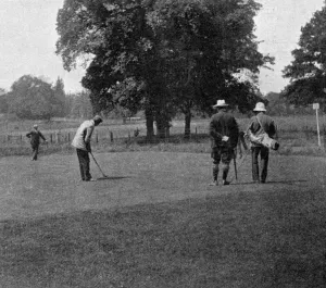 Golf Prints: Golfer James Braid at Wimbledon Park