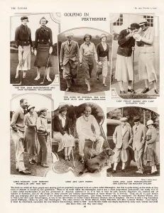 Golf Prints: Golfing in Perthshire at Gleneagles