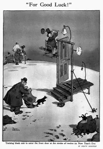 Door Prints: For Good Luck by William Heath Robinson