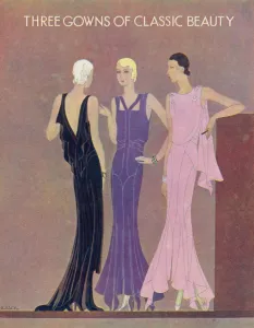 Colour Prints: Three Gowns of Classic Beauty, by G. Sacy