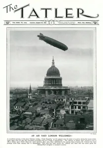 Cruise Prints: Graf, German zeppelin over London 1931