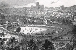 Durham Prints: Grand cricket match at Durham
