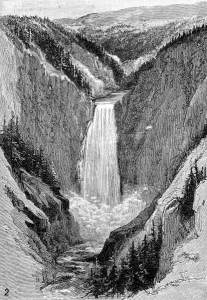 Feet Prints: The Grand Falls, Yellowstone Canyon, 1883