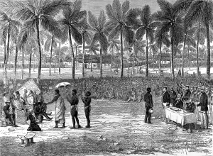 Central Prints: Grand Palaver at Jellah Coffee, 1874