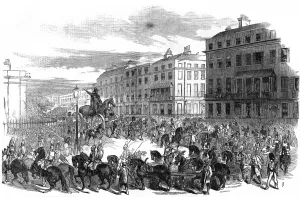 Pageantry Prints: Grand procession of the Wellington Statue, Park Lane