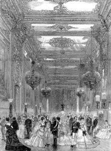 Prints of Engraving showing a formal event in the Grand Reception Room used by Queen Victoria, Windsor Castle, 1874 November Prints: Grand Reception Room, Windsor Castle, 1874