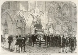 2008 Prints: The Grave of Charles Dickens, Westminster Abbey, 1870