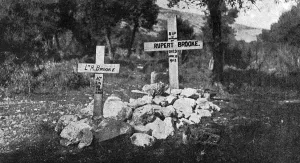Grave Prints: Grave of Rupert Brooke in Skyros
