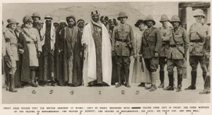 Percy Prints: Great Arab Rulers visit the British Residence at Basra