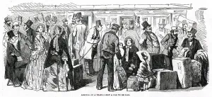 1850s Prints: Great Cab Strike, London 1853