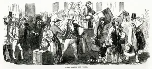 1850s Prints: Great Cab Strike, London 1853