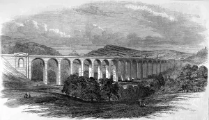 Stone Prints: The Great Dee viaduct in the Vale of Llangollen