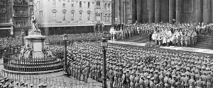 Religion Prints: Great Drumhead Service for soldiers, St. Pauls Cathedral