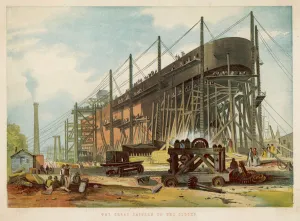 Steam Ships Prints: Great Eastern Building