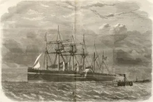 Southampton Prints: Great Eastern steamship, 1857