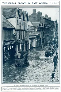 Street Prints: Great floods in East Anglia 1912