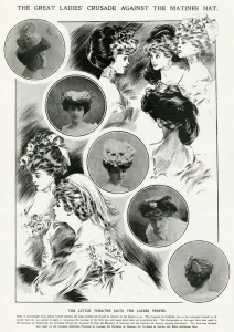 Comtesse Prints: The Great Ladies Crusade Against The Matinee Hat 1906