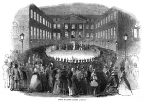 Wilhelm Prints: Great military concert at Bruhl, Germany