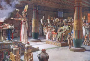 Matania Prints: Great Queens of the Past No 1 - Nefertiti