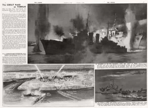Wwii Prints: The great raid on Tobruk: When the Royal Navy, Royal Marines