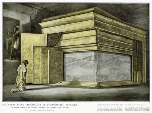 Discovery Prints: Great stone sarcophagus of Tutankhamen revealed