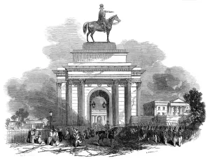 Wellington Prints: Great Wellington Statue at Hyde Park Corner